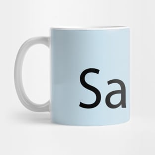 Sailor typographic logo design Mug